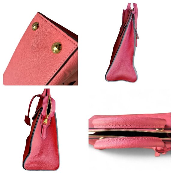 Louis Vuitton Pont Neuf MM Blossom Pink Tote Shoulder Bag Monogram Empreinte LV - Picture 15 of 16